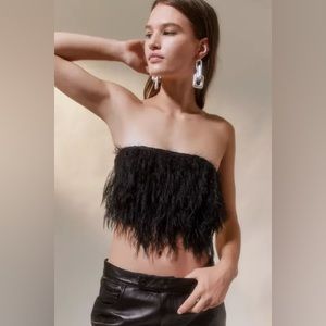 UO Fluffy Tube Top